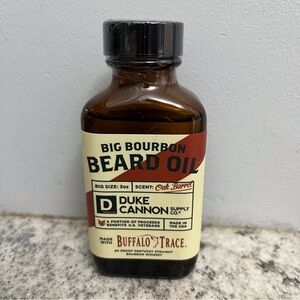 Duke Cannon Big Bourbon Beard Oil Men's Grooming Beard Moustache Buffalo Trace